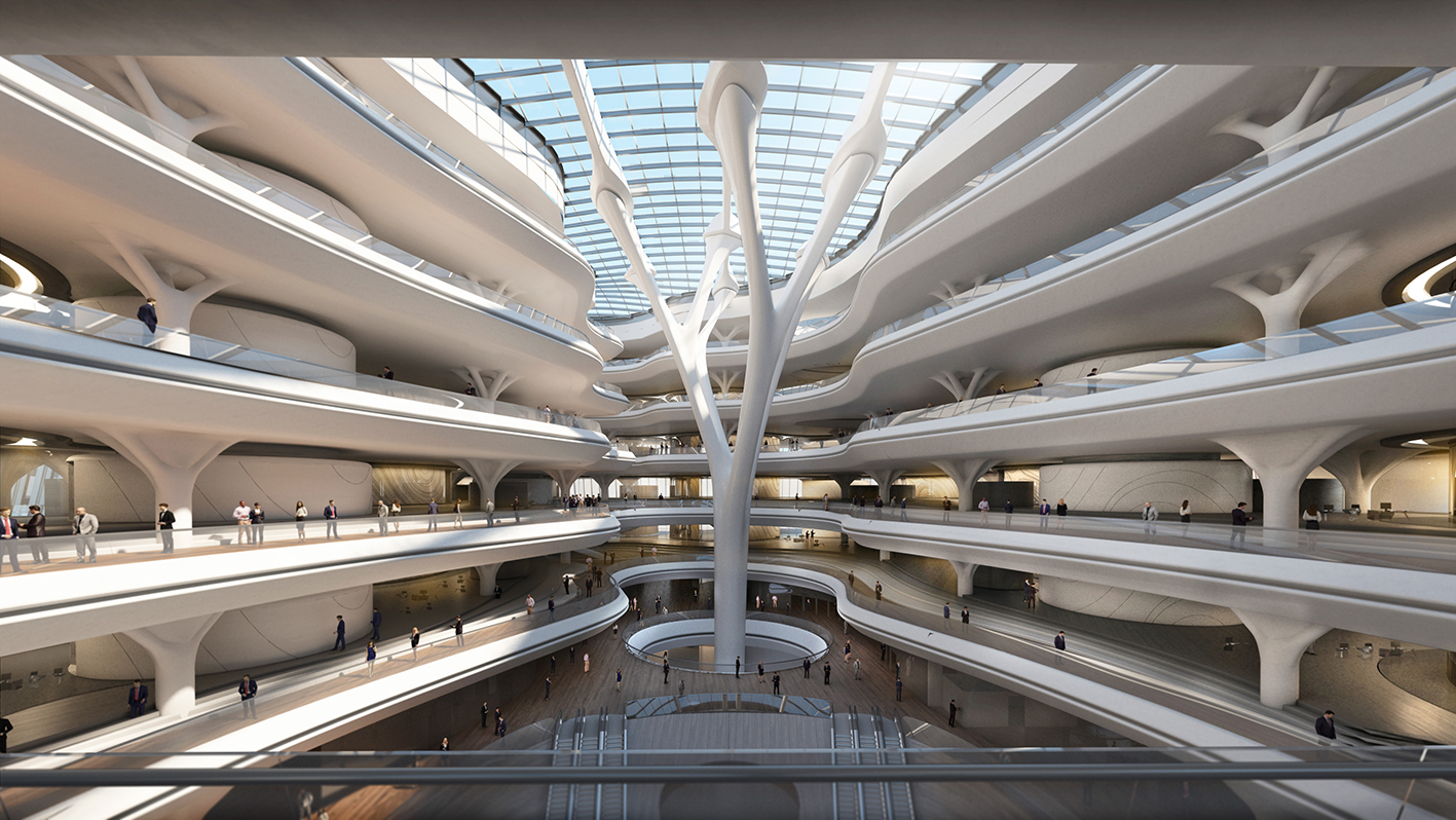 Zaha Hadid Architects создаёт технопарк будущего для «Сбера» в «Сколково»