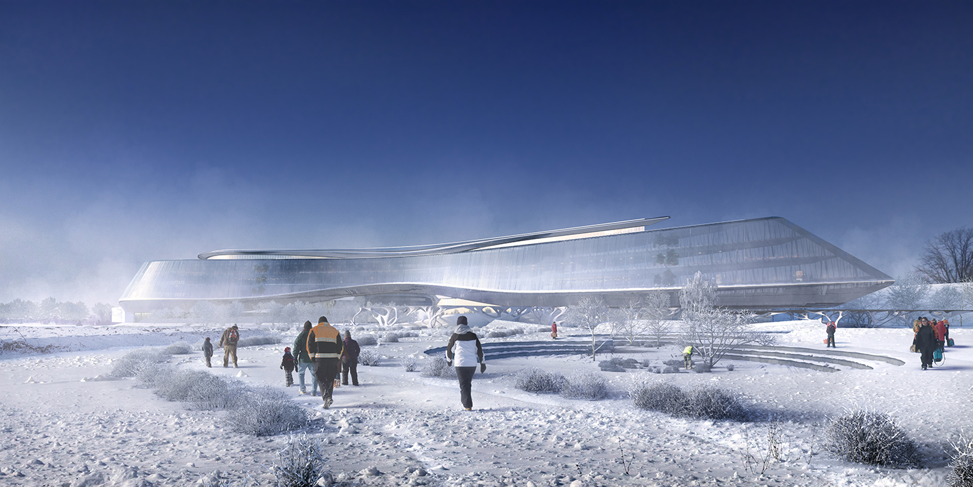 Zaha Hadid Architects создаёт технопарк будущего для «Сбера» в «Сколково»