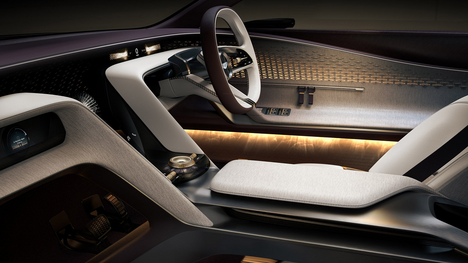 Bentley раскрывает дизайн будущего: трёхместный электроконцепт EXP 15