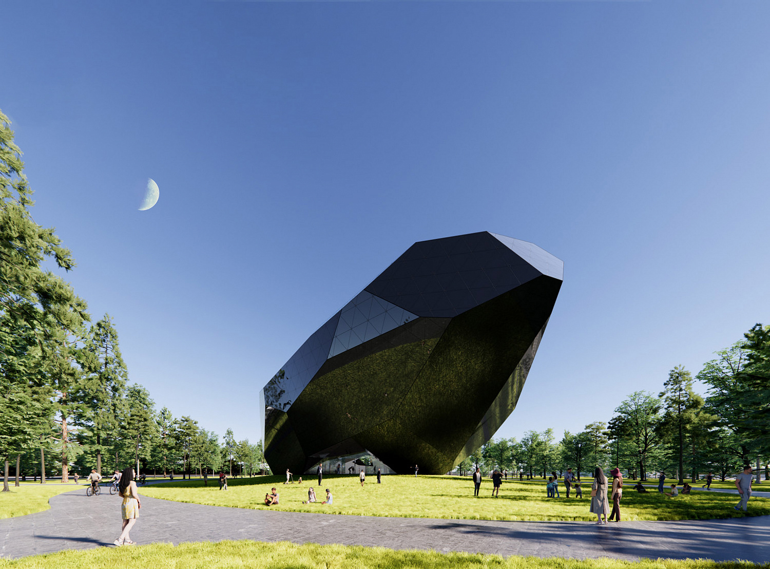 Open Architecture спроектировала в Китае космический музей  внеземного вида