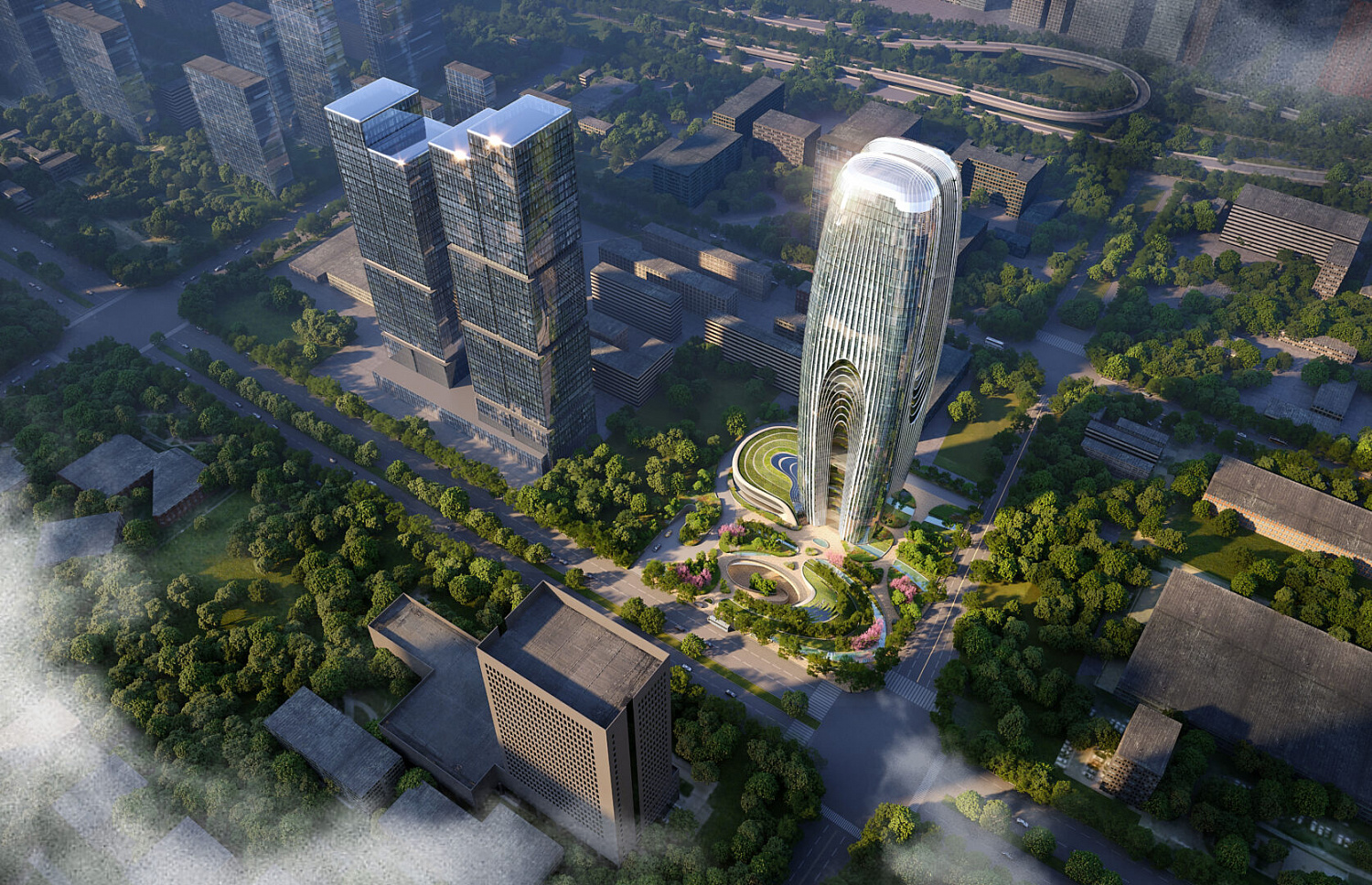 ZAHA HADID ARCHITECTS ПОСТРОИТ DAXIA TOWER В КИТАЕ